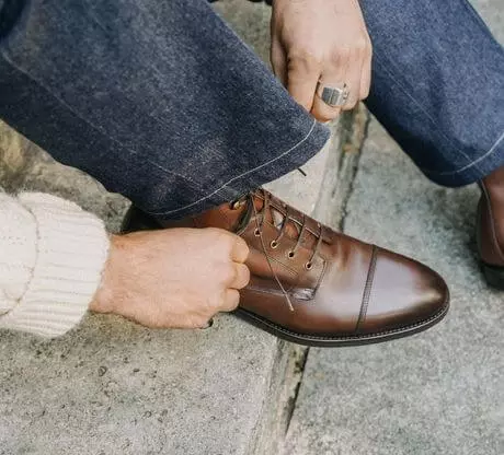 Men's leather boots In Corio